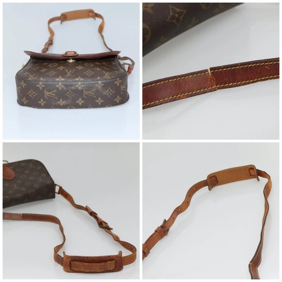 LOUIS VUITTON Monogram Monogram Saint Cloud GM Shoulder Bag M51242 Auth 141085 - Picture 15 of 16